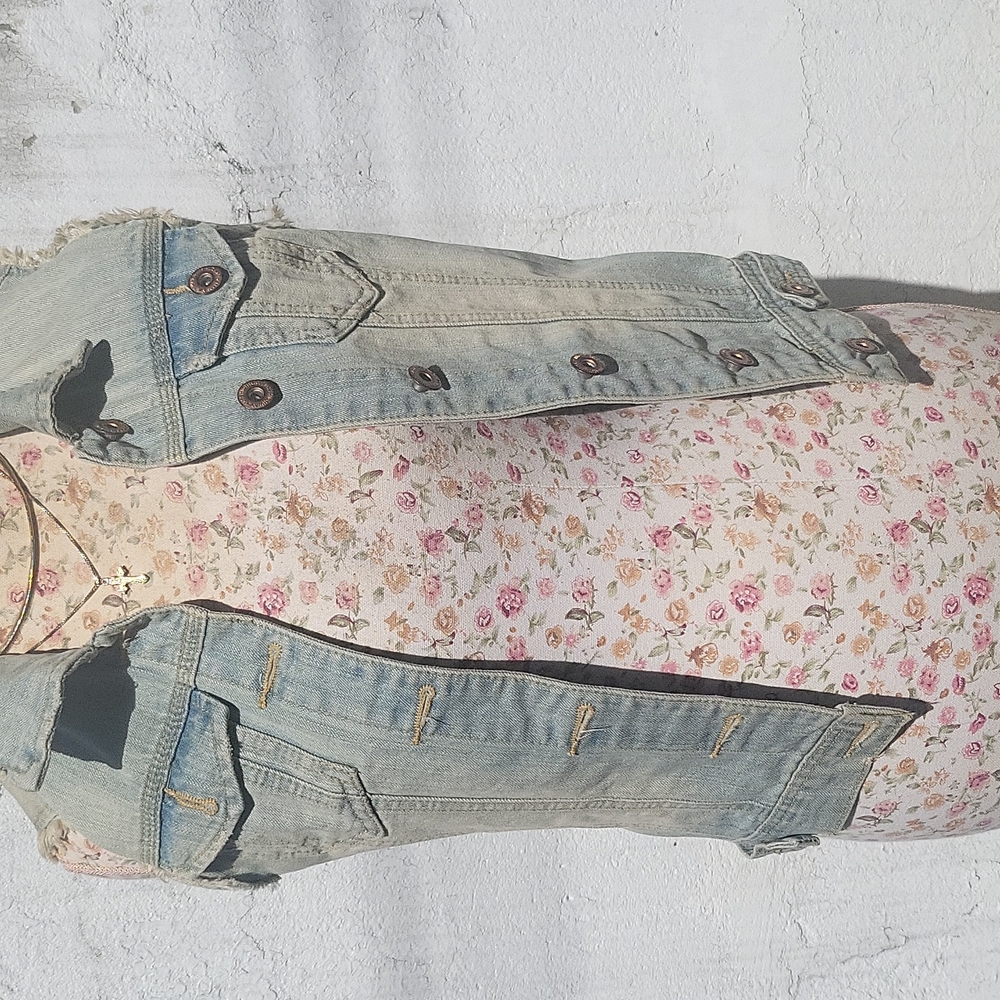 Vintage denim vest